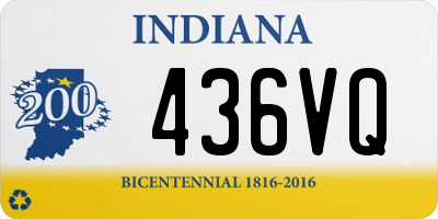 IN license plate 436VQ