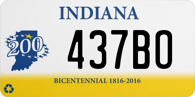 IN license plate 437BO