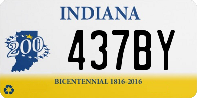 IN license plate 437BY