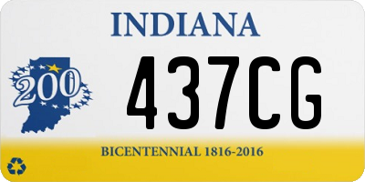 IN license plate 437CG