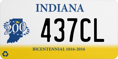 IN license plate 437CL