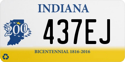 IN license plate 437EJ