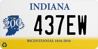 IN license plate 437EW