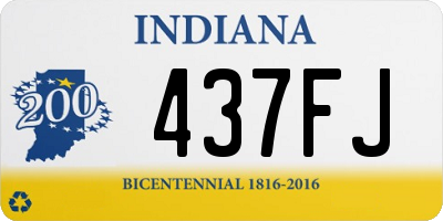 IN license plate 437FJ