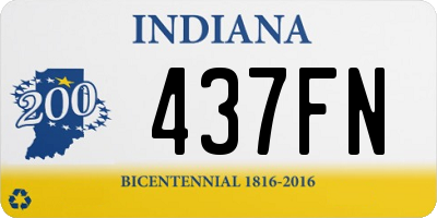 IN license plate 437FN