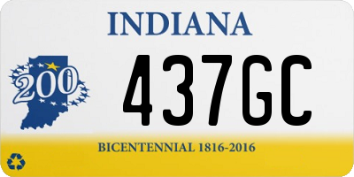 IN license plate 437GC