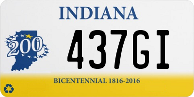 IN license plate 437GI