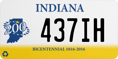 IN license plate 437IH