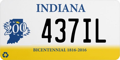 IN license plate 437IL