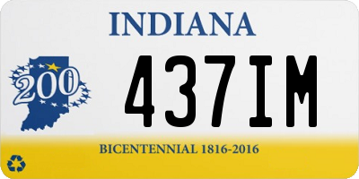 IN license plate 437IM