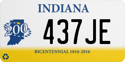 IN license plate 437JE