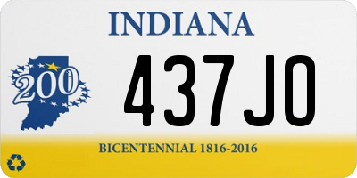 IN license plate 437JO