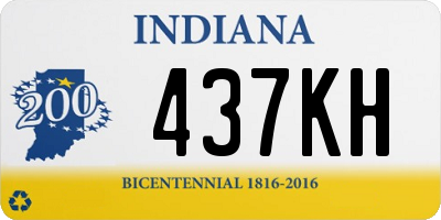 IN license plate 437KH