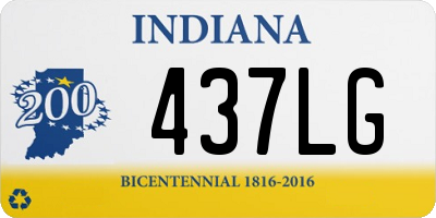 IN license plate 437LG