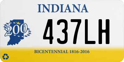 IN license plate 437LH