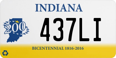 IN license plate 437LI