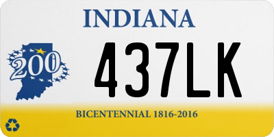 IN license plate 437LK