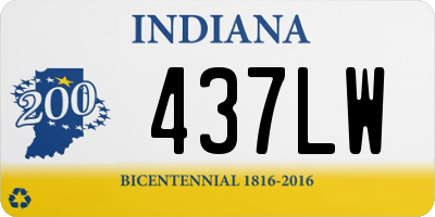 IN license plate 437LW