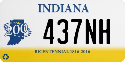 IN license plate 437NH