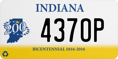 IN license plate 437OP