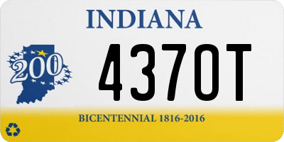 IN license plate 437OT