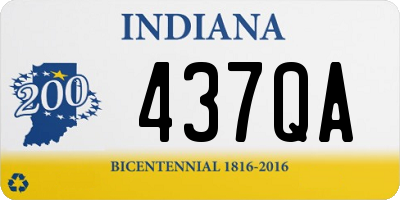 IN license plate 437QA