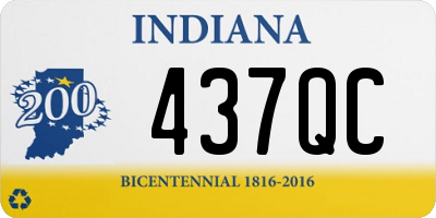 IN license plate 437QC