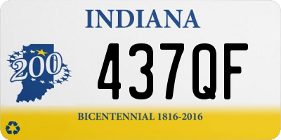 IN license plate 437QF