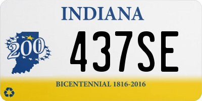 IN license plate 437SE