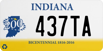 IN license plate 437TA