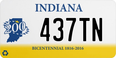 IN license plate 437TN