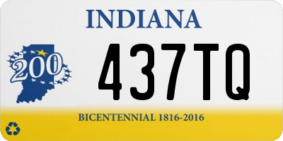 IN license plate 437TQ