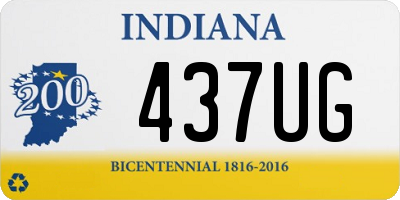 IN license plate 437UG