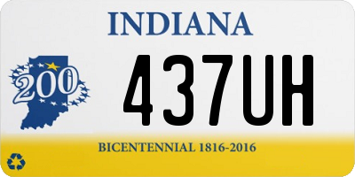 IN license plate 437UH