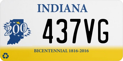 IN license plate 437VG