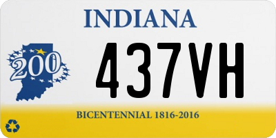 IN license plate 437VH