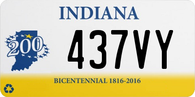 IN license plate 437VY