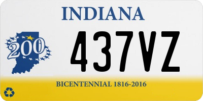 IN license plate 437VZ