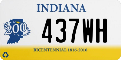 IN license plate 437WH
