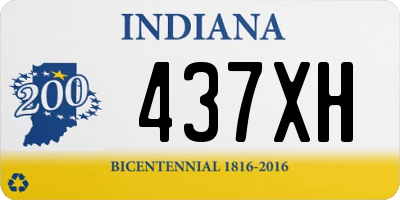 IN license plate 437XH