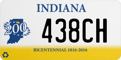 IN license plate 438CH