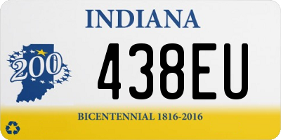 IN license plate 438EU