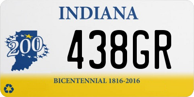 IN license plate 438GR