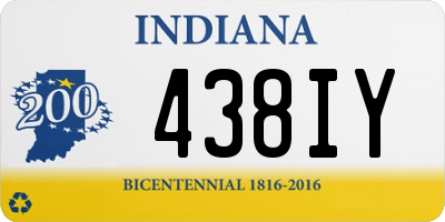 IN license plate 438IY