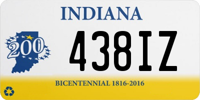 IN license plate 438IZ