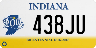 IN license plate 438JU