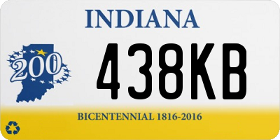 IN license plate 438KB