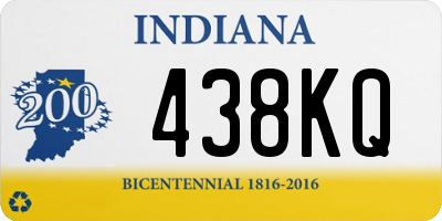 IN license plate 438KQ