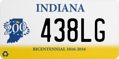 IN license plate 438LG