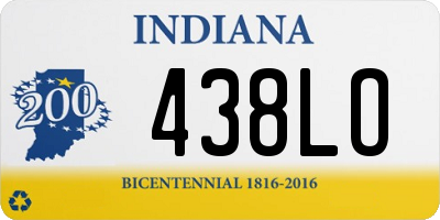 IN license plate 438LO